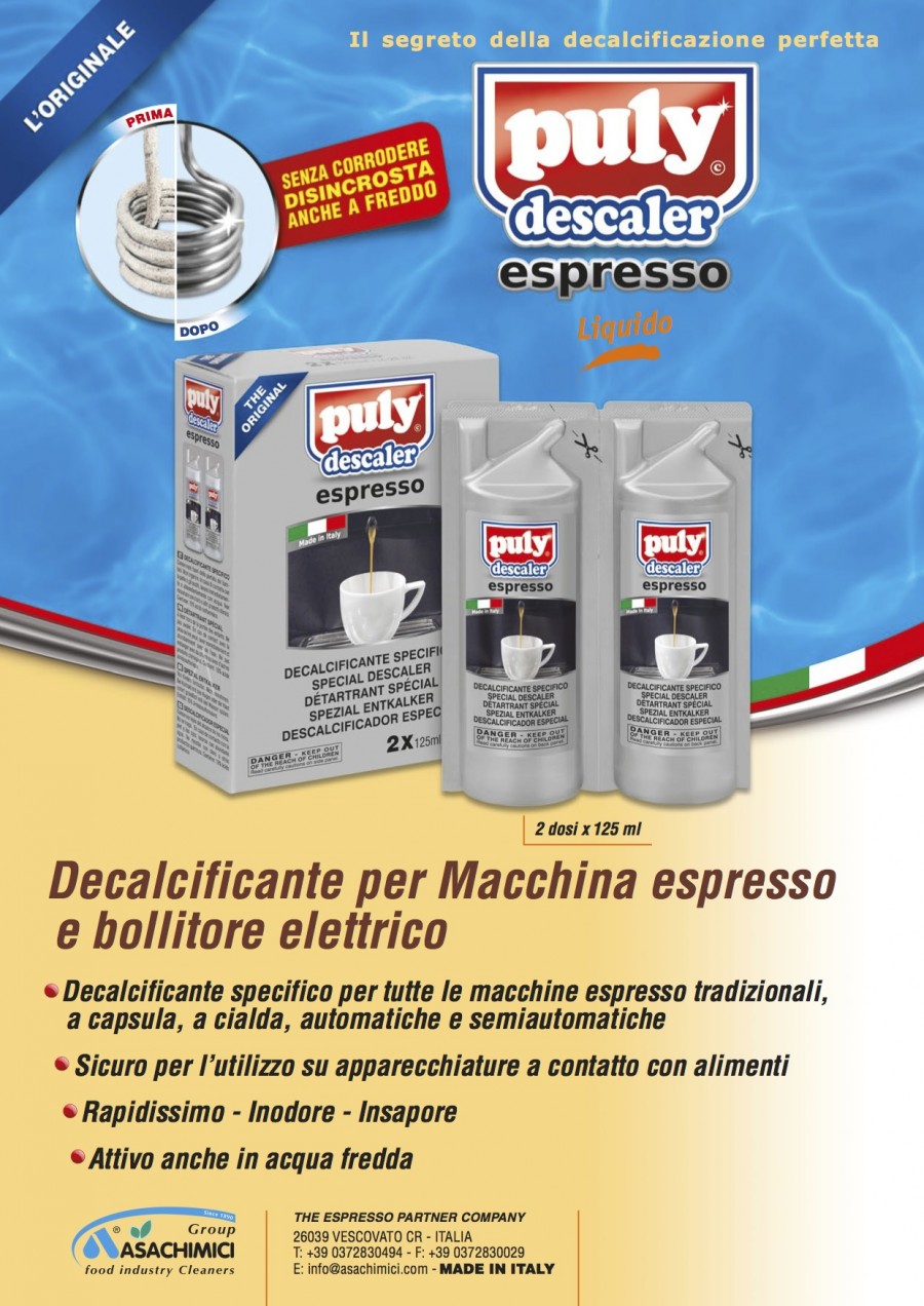 PULY CLEANER Decalcificante per macchine da caffe' e bollitori elettrici -  Nescafé Dolce Gusto